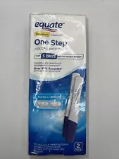 Equate One Step Pregnancy Test - 5 Days - 2 Tests Exp 2/26