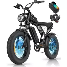 Electric Bike, 25/30/35MPH Dirt Bike, 48V 15/20AH,52V 40AH 50-180Miles