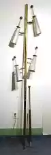 Rare Raymond Loewy Stiffel Mid Century Modern Atomic Futura Tension Pole Lamp