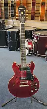 2016 Epiphone ES-339 P90 Pro Semi Hollow RH Electric Guitar (Red) Pre-owned