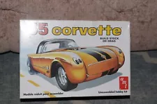 1955 Corvette Stock or Drag Vintage Model Kit Open Box NICE Scale 1/25