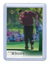 2001 UPPER DECK GOLF TIGER WOODS ROOKIE CARD #1