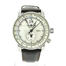 ZEPPELIN Watch 7640 42mm Men's Silver X Browns 4101356