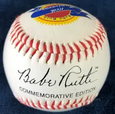 1995 Babe Ruth 100th Anniversary Commemorative Baseball with Replica Autograph