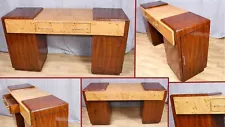 Art Deco Desk Walnut Rosewood Writing Table Furniture