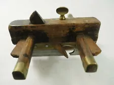 19th century Carpenters Wood Plough Plane T.Turner Sheffield England