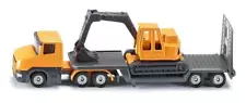 Low Loader With Excavator - Toy Vehicle