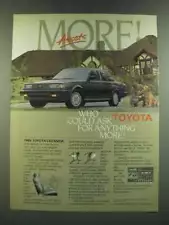 1986 Toyota Cressida Ad - Who Could Ask for Anything More