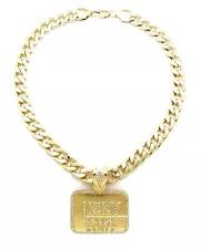 GLIZZY GANG PENDANT WITH 11mm 20" CUBAN CHAIN