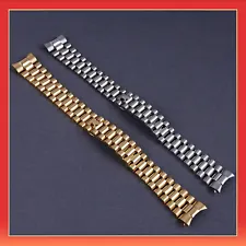 20mm Silver Gold Replacement WatchBand Bracelet For Rolex Datejust President