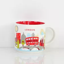 Starbucks 414ml Global City Paris New York London "You Are Here"Coffee Mugs Cup