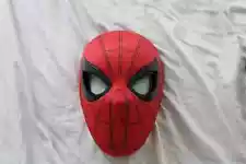 Spider Man Mask Moving Eyes Blinking Winking Lenses Manual Chin Jaw Mechanism