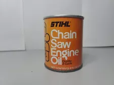 Rare, Vintage Stihl Chain Saw Mixing Oil. 8oz Full.