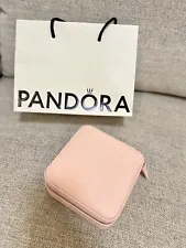 New ListingNEW Pandora Jewelry Case Pink Square With Bag