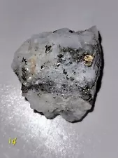 Gold/Silver Ore From 1866 Ward Silver Mine, High Grade Gold Sulfides Specimen