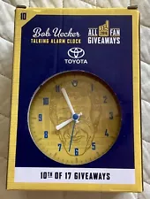 Bob Uecker Milwaukee Brewers Braves Talking Alarm Clock