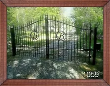 On Sale! Driveway Gates 11' Steel #1059HD Iron Home Improvement Garden Security