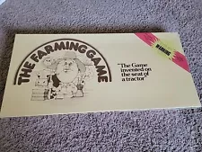 RARE VINTAGE in Shrink 1979 The Farming Game Complete