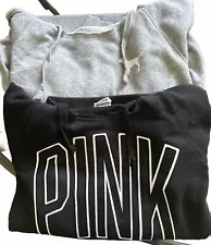 Victoria Secret Pink Vintage Pullover Hoodie Lot Medium