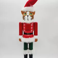 Christmas Cat Nutcracker Figure 14" Inches Wondershop Brand New Target 2023