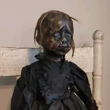 Vintage Creepy Doll Witch OOAK Horror Antique Scary Haunted Spooky Gothic Undead