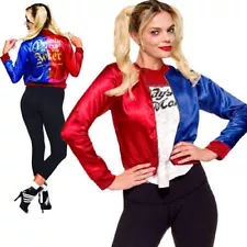 Harley Quinn Ladies Fancy Dress Suicide Squad Halloween Womens Villain Jacket