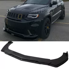 For Jeep Grand Cherokee SRT SRT8 Front Bumper Lip Spoiler Splitter Carbon Fiber