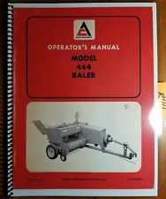 Allis-Chalmers 444 Baler Owner's Operator's Manual 565218