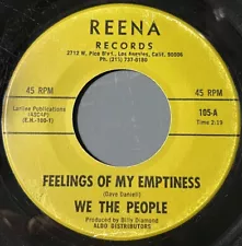 We The People - “Feelings Of My Emptiness” - Obscure Psychedelic Rock 45 RPM