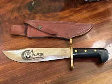 RARE W R CASE & SONS 14” Case XX Bowie Knife With Leather Sheath