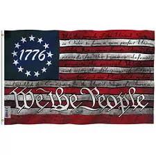 Anley We The People Flag - 1776 Vintage Betsy Ross US Constitution Flags