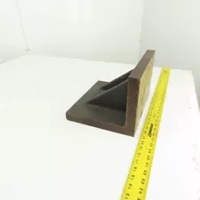 10" x 12" x 8" H Webbed Steel Angle Plate Set Up Fixture 1-1/4" Thick