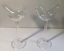 Bird Shaped Cocktail Glass Irregular Clear Wine Glass Cup Juice Martini Glass