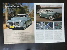 1949 Plymouth Special Deluxe Convertible Coupe 4-Page Original Color Article 622