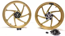 2021 KAWASAKI NINJA ZX6R WHEELS FRONT & REAR WHEEL SET PAIR MARCHESINI FORGED (For: 2019 Kawasaki)