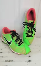 Nike Fastflex Softball Baseball Cleats Fluorescent Green Shoes Women's Size 8