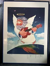 Stanley Mouse Signed GICLEE Print ‘Jerry Angel’ - 17”x22” Mouse Studios