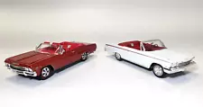 Built 1962 and 1965 Chevrolet Chevy Impala SS 409 Convertibles 1/25 Model Cars