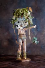 Blythe Custom OOAK Artist Doll 12'' Mother Nature on Articulated Body