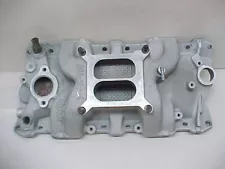 Edelbrock 7101 Performer RPM aluminum 4-barrel manifold for small block Chevy