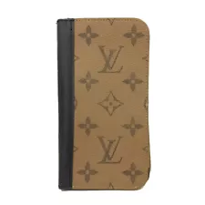 Louis Vuitton Monogram Reverse Iphone 15 Folio Cell Phone Case/3AB2886