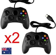 2x DualShock Gamepad Game Controller Joypad For Microsoft Original XBOX Black