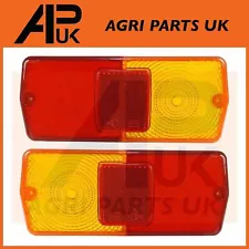 2 X Rear Brake Light Lamp Lens for Ford New Holland 5610 6610 7610 7810 Tractor