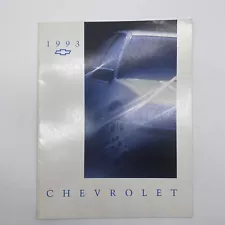 Original 1993 Chevrolet Full Line Sales Brochure 93 Chevy Corvette Camaro