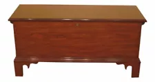 L52801E: HENKEL HARRIS Chippendale Style Model #300 Cherry Blanket Chest ~ NEW