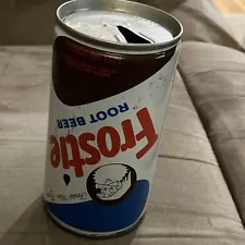 Frostie Root Beer Can Misprint Upside Down 1973 Advertising