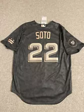 Nike Juan Soto Washington Nationals City Connect Jersey Cherry Blossom Large