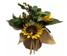 Decorative Faux Sunflower Plant