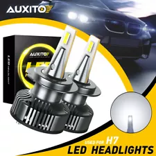 Auxito CANBUS H7 High /Low Beam LED Bulb Headlight Conversion Kit 6500K Hot Sale (For: BMW 530i)