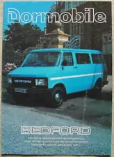 BEDFORD DORMOBILE VEHICLES Workobus HIGHTOP Utilabus PSV Sales Brochure c1981